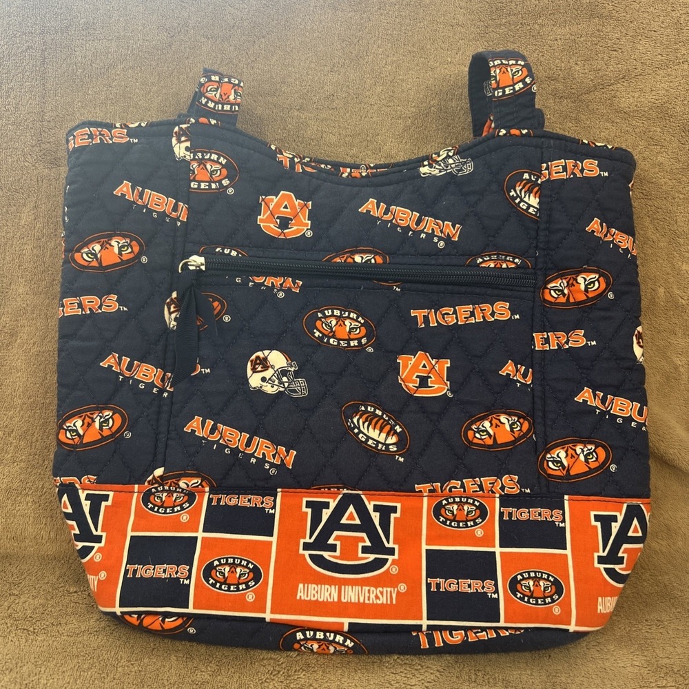Auburn University Tigers Bagamore Collection Medium Tote Quilted Bag